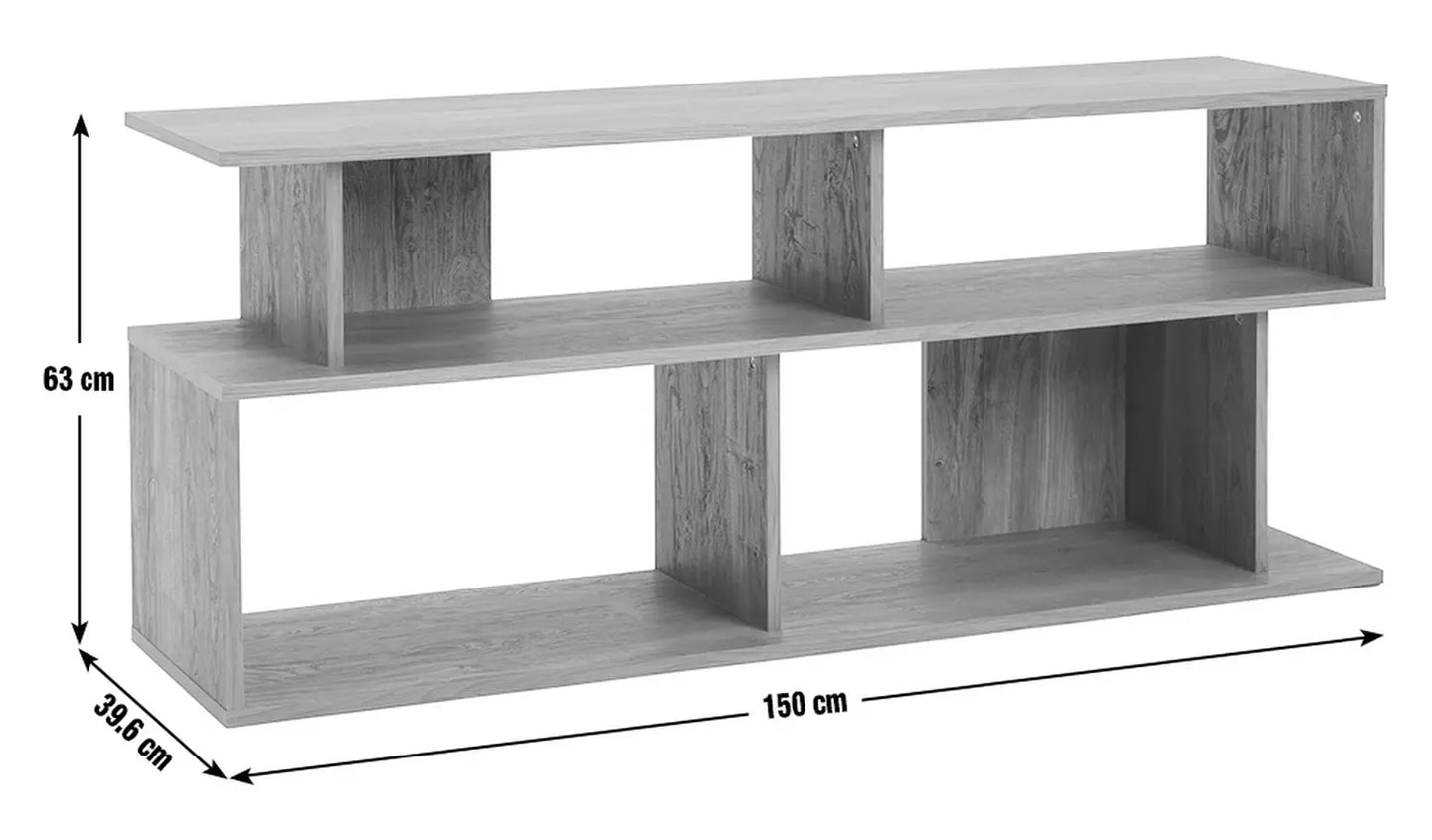 Assembled Habitat Nomad Block TV Unit - Oak